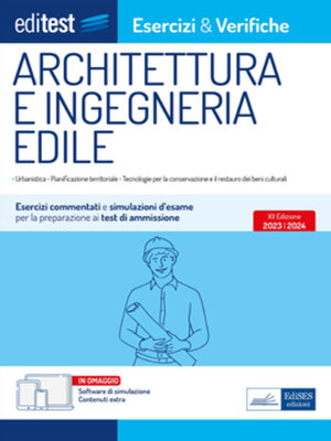 cover image of EBOOK- Editest Architettura e Ingegneria edile--Esercizi & Verifiche